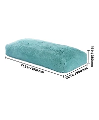 Sugift Giant Plush Bean Bag Chair for Adults with Removable Washable Cover 71 Inch Long