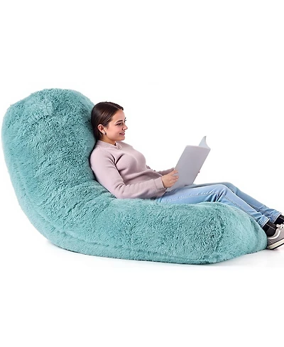 Sugift Giant Plush Bean Bag Chair for Adults with Removable Washable Cover 71 Inch Long