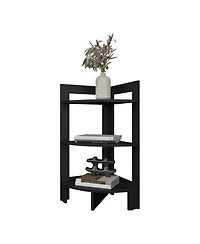 Fm Furniture Gisela Corner Shelf With Three Shelves