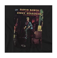David Bowie Men's Ziggy Stardust Album Graphic Crewneck Retro Sweatshirt