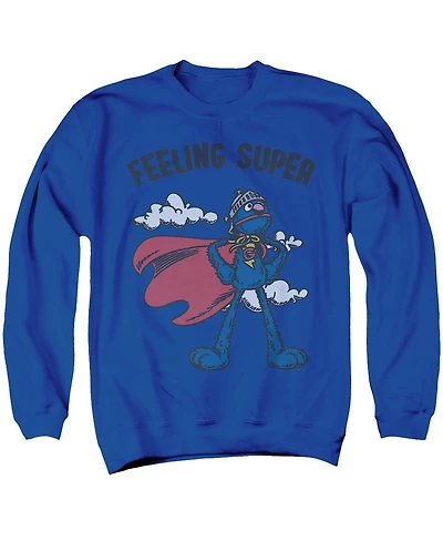Sesame Street Men's The Grover Kent Crewneck Sweatshirt