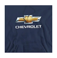 Corvette Men's Chevrolet Chevy Bowtie Stacked Pull-Over Hoodie