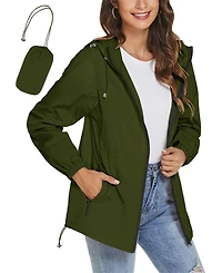 Piscifun Women's Waterproof Lightweight Packable Windbreaker