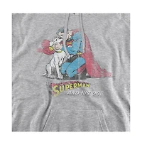 Superman Men's His Dog Pull-Over Hoodie