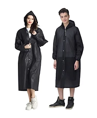 Piscifun 2 Pack Adult Rain Ponchos Packable Drawstring Hood Travel Jackets