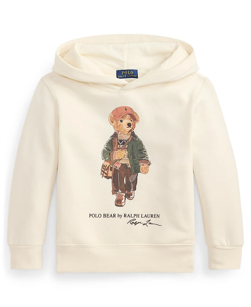 Polo Ralph Lauren Boys' 2T-7 Bear Fleece Hooded Sweatshirt