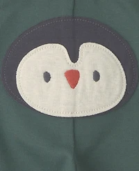 Carter's Baby Boys' Penguin Long-Sleeve Bodysuits and Pants, 3-Piece Set