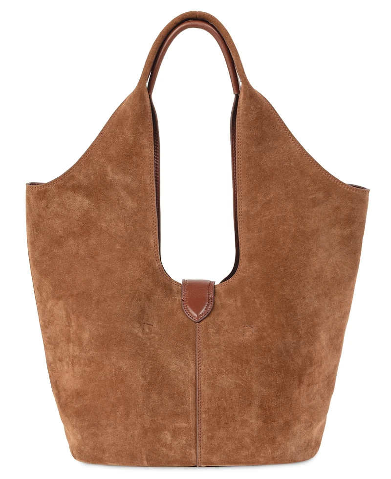Sam Edelman Lucy Buckle Medium Double Handle Tote Handbag