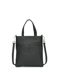 Susu Genuine Leather Small Crossbody Messenger Bag for Women, Mini Top Handle Purse with Adjustable Shoulder Strap and Front Pocket
