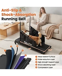 Gymax Dog Treadmill for Small and Medium Dogs with Remote Control and Lcd Display for Home