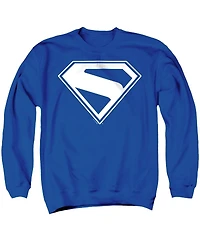 Superman Men's 2025 New Logo Long-Sleeve Graphic Crewneck Sweatshirt