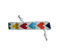 Sawa Sawa Hearts United Hand Beaded Bracelet