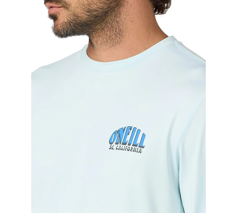 O'Neill Men's Phrase Long-Sleeve Crewneck Rash Guard