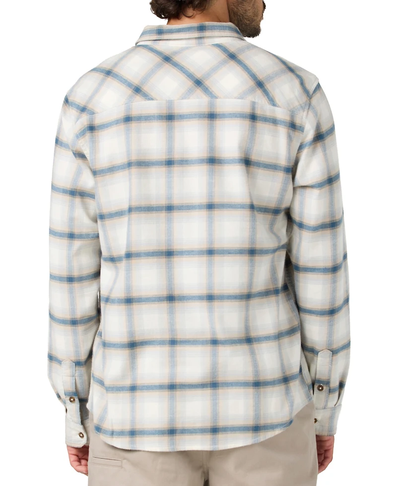 O'Neill Men's Coastline Flannel Long-Sleeve Button-Up Shirt