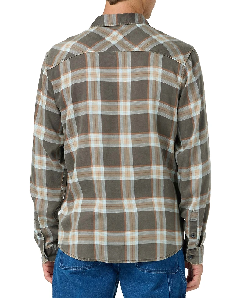 O'Neill Men's Print Long-Sleeve Flannel Shirt