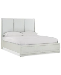 Matrix Upholstered Panel California King Bed, Macy's Exclusive