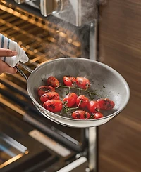 Anolon EverLast Clad Stainless Steel Ceramic Nonstick 8.5" Open Skillet