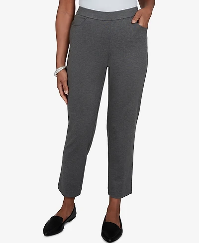 Alfred Dunner Petite Pull-On Mid-Rise Pants