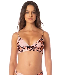 Maaji Women's Rose Petals Copilot Bikini Top