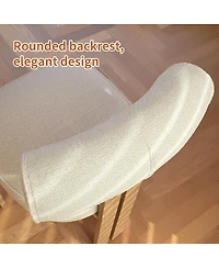 Streamdale Furniture Modern Upholstered Fabric Dining Chair, No Assembly Required