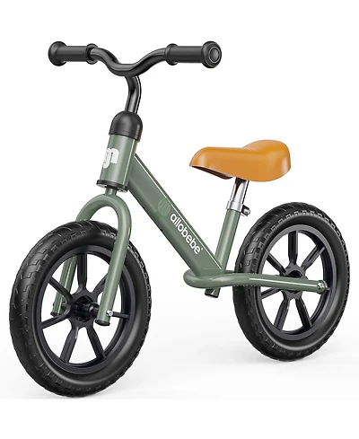 Allobebe Toddler Balance Bike with Adjustable Seat, Flashing Wheel, Indoor/Outdoor, Ages 2-5