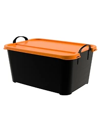 Life Story 55 Quart Stackable Storage Bin, Heavy Duty Lidded Container