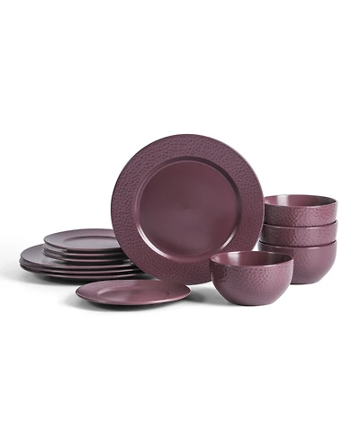 Stone Lain Topaz 12-Piece Dinnerware Set, Service for 4