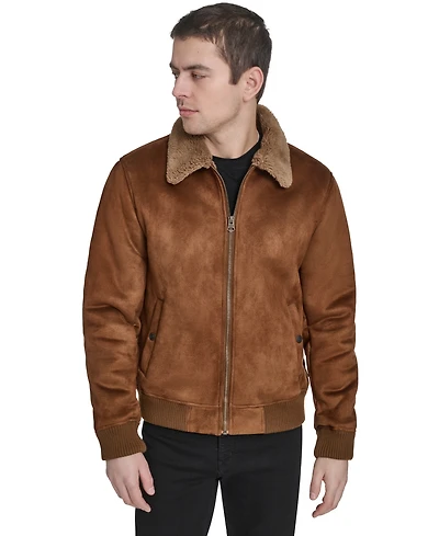 Levis Men's Faux Shearling Bomber Jacket