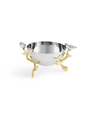 Michael Aram Lovebirds Silver Gold Nut Bowl