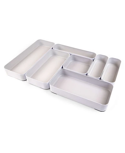 three by Metal Drawer Organizers, Set of 7