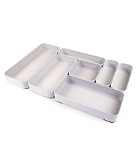 three by Metal Drawer Organizers, Set of 7