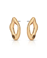 Ettika Melting Metal Crystal Earrings