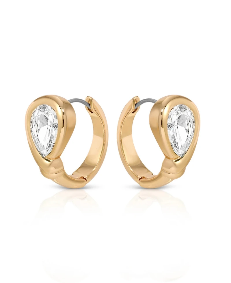 Ettika Marquise Mini Hoop Earrings
