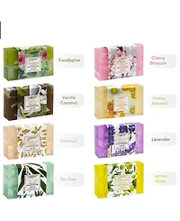 Lovery 8 Piece Handmade Soap Gift Set, Variety Pack Bath and Body Care Gift Set