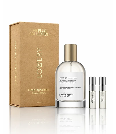 LoveryPlus Bleu Royale Eau de Parfum 2pc Gift Set - 3.4fl oz Mens Perfume Gift Set, Citrus and Woods Fragrance Spray