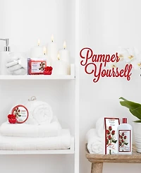 Lovery Valentine's Spa Gift Basket, 10pieces Red Rose Handmade Body Care Kit