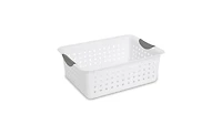 Sterilite Medium and Small Ultra Plastic Storage Bin Organizer Basket (18 Pack)