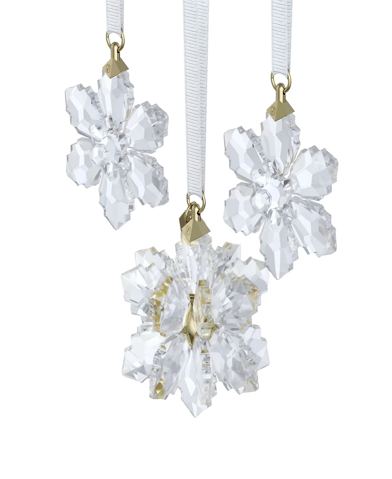 Swarovski 2026 Annual Edition Snowflake Ornament Trio Set