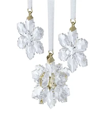 Swarovski 2026 Annual Edition Snowflake Ornament Trio Set