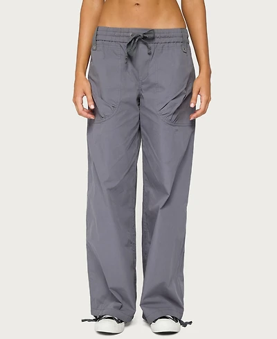 Edikted Women's Kathleen Oversized Cotton Cargo Pants