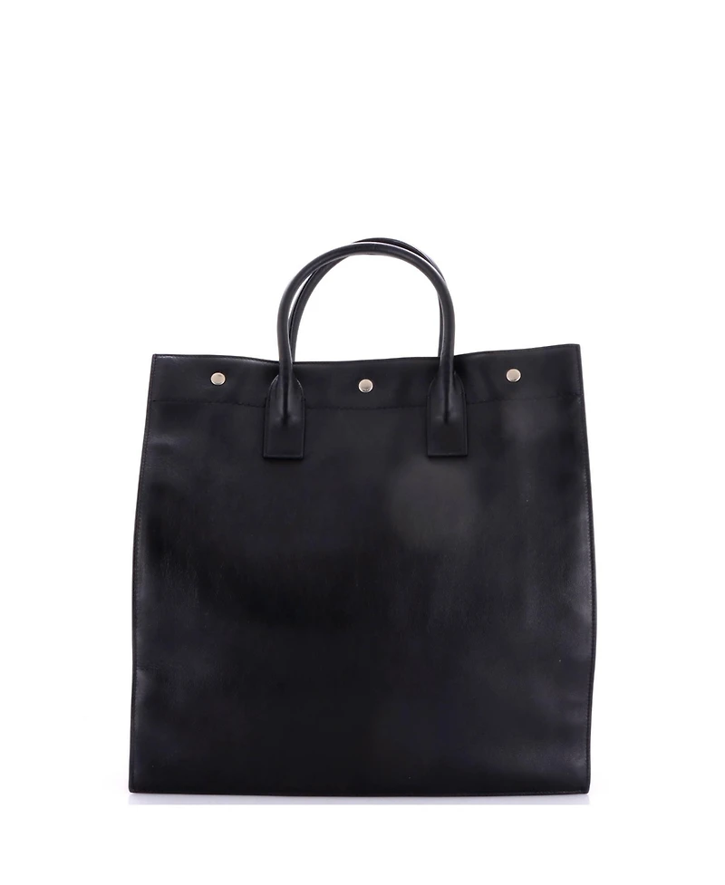 Pre-Owned Saint Laurent Tall Rive Gauche Shopper Tote Leather