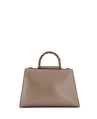 Pre-Owned Gucci Medium Nymphaea Top Handle Bag Leather