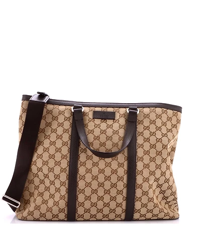 Pre-Owned Gucci Large Joy Convertible Tote Gg Canvas