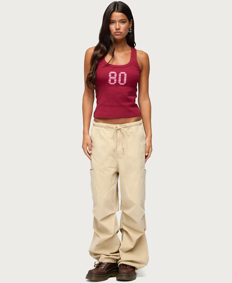 Edikted Women's Emzi Baggy Cotton Cargo Pants