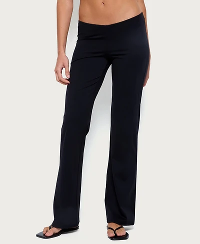Edikted Women's Anika Scooped Straight Leg Pants