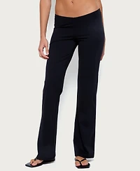 Edikted Women's Anika Scooped Straight Leg Pants