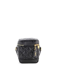 Pre-Owned Saint Laurent 80's Vanity Bag Quilted Leather
