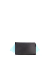 Pre-Owned Celine Small Tricolor Trapeze Bag Leather