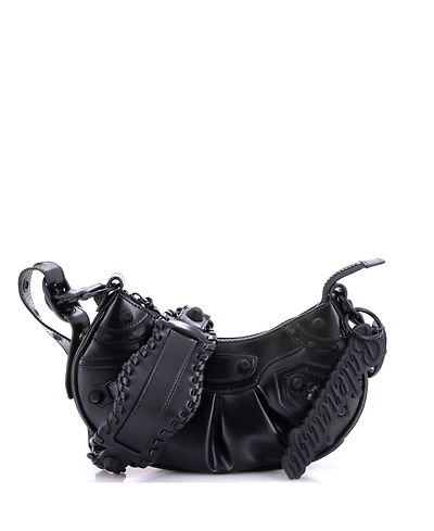 Pre-Owned Balenciaga Xs Le Cagole Giant Studs Shoulder Bag Leather
