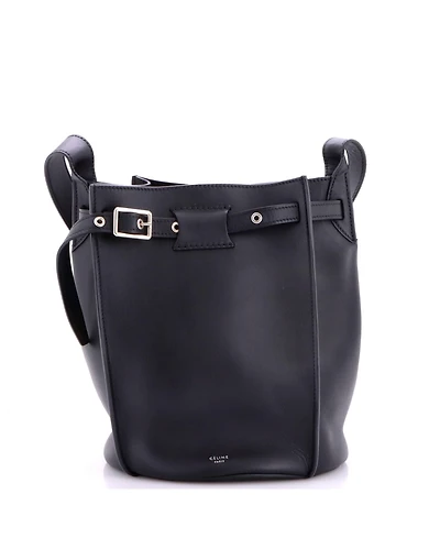 Pre-Owned Celine Long Strap Big Bag Bucket Leather
